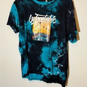 Gildan Blue Tie-Dye Short Sleeve Tee